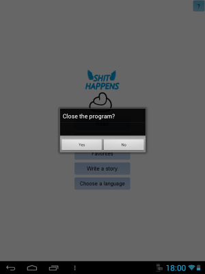 Screenshot of the application Shit Happens - #4