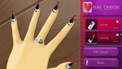 Screenshot of the application Nail Design - Game - #2