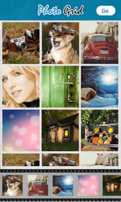 Screenshot of the application PhotoGrid - #1