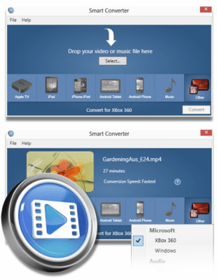 Screenshot of the application Smart Converter - #1