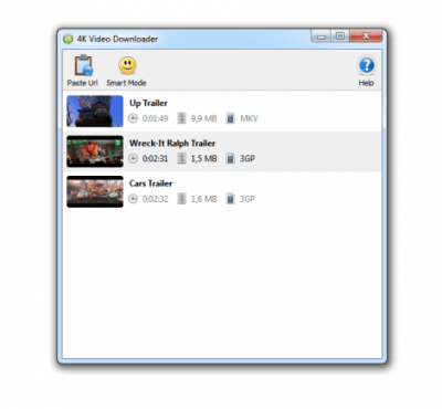 Screenshot of the application 4K Video to MP3 Portable - #1