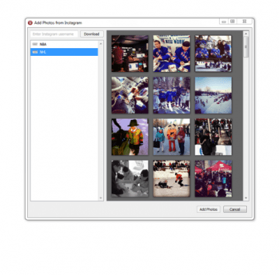 Screenshot of the application 4K Slideshow Maker - #1