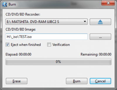Screenshot of the application WinISO - #4