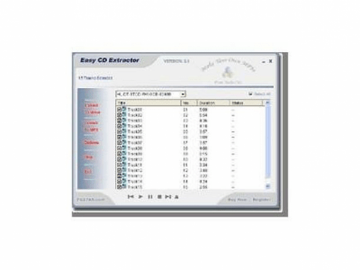 Screenshot of the application Easy CD Extractor - #1