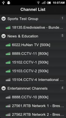Screenshot of the application SopCast - #4