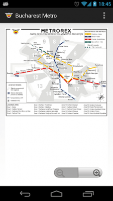 Screenshot of the application Bucharest Metro Map - #3
