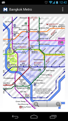 Screenshot of the application Bangkok Metro MAP - #2