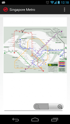 Screenshot of the application Singapore Metro - #3