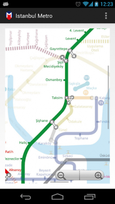 Screenshot of the application Istanbul Metro - #1