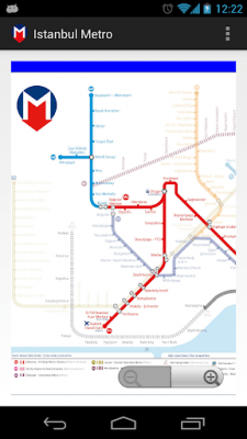Screenshot of the application Istanbul Metro - #3