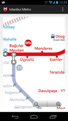 Screenshot of the application Istanbul Metro - #4