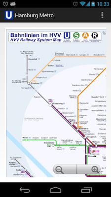 Screenshot of the application Hamburg Metro MAP - #2