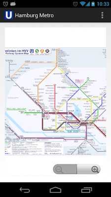 Screenshot of the application Hamburg Metro MAP - #4