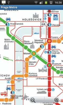 Screenshot of the application Praga Metro - #2