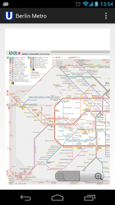 Screenshot of the application Berlin Metro MAP - #4