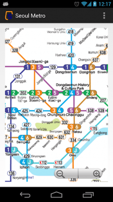 Screenshot of the application Seoul Metro - #1