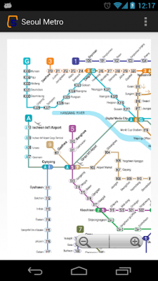 Screenshot of the application Seoul Metro - #2