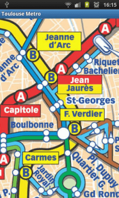 Screenshot of the application Toulouse Metro - #1