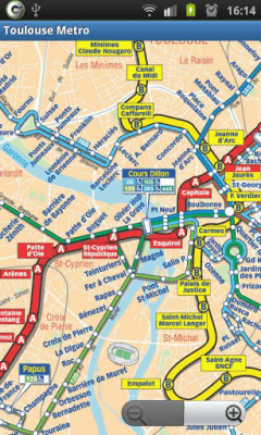 Screenshot of the application Toulouse Metro - #2