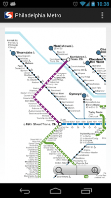 Screenshot of the application Philadelphia Metro - #3