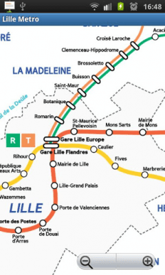Screenshot of the application Lille Metro - #2