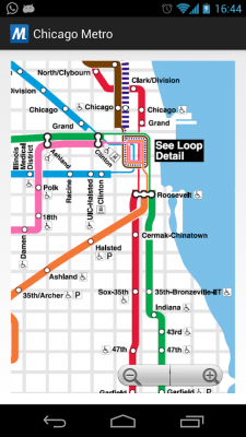 Screenshot of the application Chicago Metro - #1