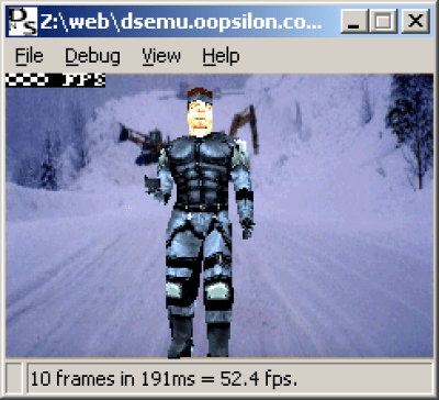 Screenshot of the application DSemu - #2