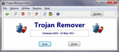 Screenshot of the application Trojan Remover - #1