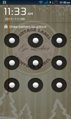 Screenshot of the application GO Locker Paper-cut Theme - #3