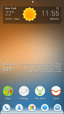 Screenshot of the application Mr.z GO Launcher Theme - #1