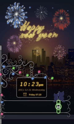 Screenshot of the application GO Locker Happy New Year Theme - #3
