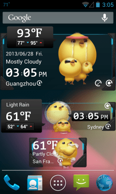 Screenshot of the application Cute Chicken Reward Theme - #4