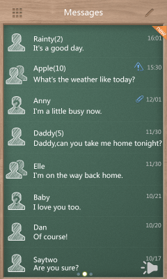 Screenshot of the application GO SMS Pro Z-My17h THEMEEX - #3