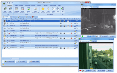 Screenshot of the application Webcam Motion Detector - #1