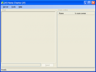 Screenshot of the application Home Chatter - #1