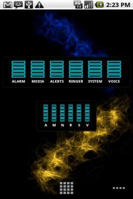 Screenshot of the application AM Skin: Neon Blue - #1