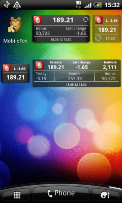 Screenshot of the application MobileFox - #4