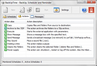 Screenshot of the application BACKUPTIME - #4