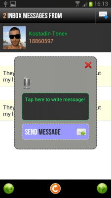 Screenshot of the application Read My SMS - #4