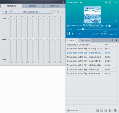 Screenshot of the application GOM Audio - #2