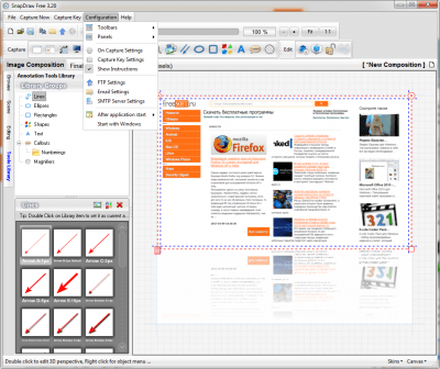 Screenshot of the application SnapDraw - #6