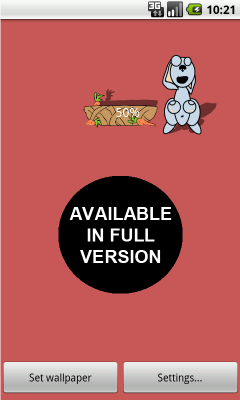 Screenshot of the application Rabbit Live Wallpaper HD for FREE - #5