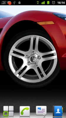 Screenshot of the application Car Wheel Live Wallpaper - #5