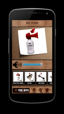 Screenshot of the application air horn sound - #4