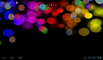 Screenshot of the application LWP circles - #4