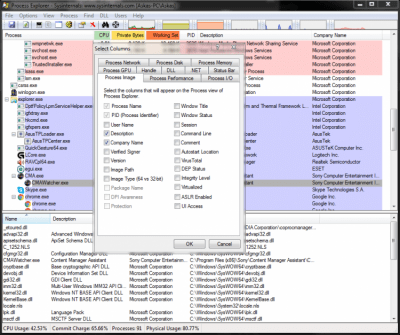 Screenshot of the application Process Explorer - #2