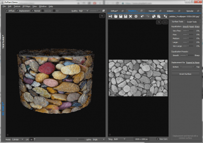 Screenshot of the application PixPlant - #3