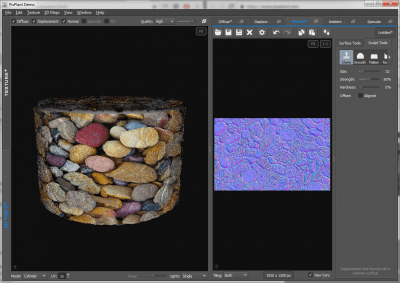 Screenshot of the application PixPlant - #4
