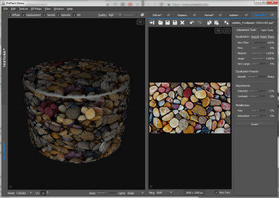 Screenshot of the application PixPlant - #6