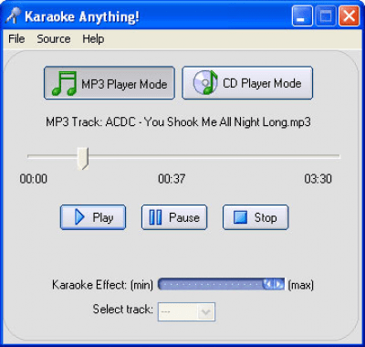 Screenshot of the application Karaoke Anything! - #1